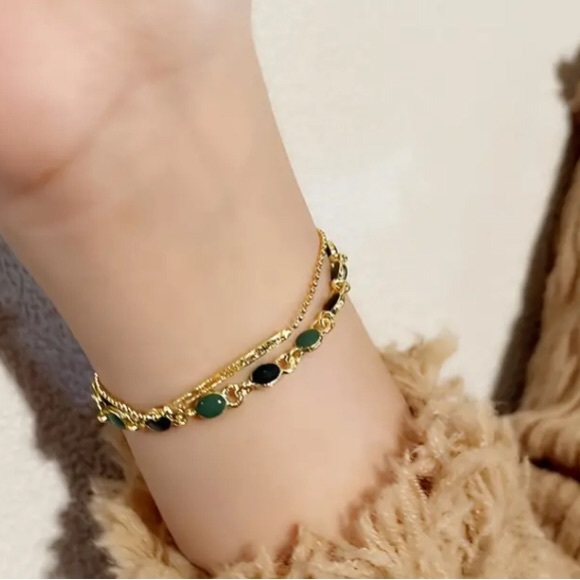 🔥TOP TRENDY UNIQUE VINTAGE JADE BRACELET🔥 - Picture 3 of 6